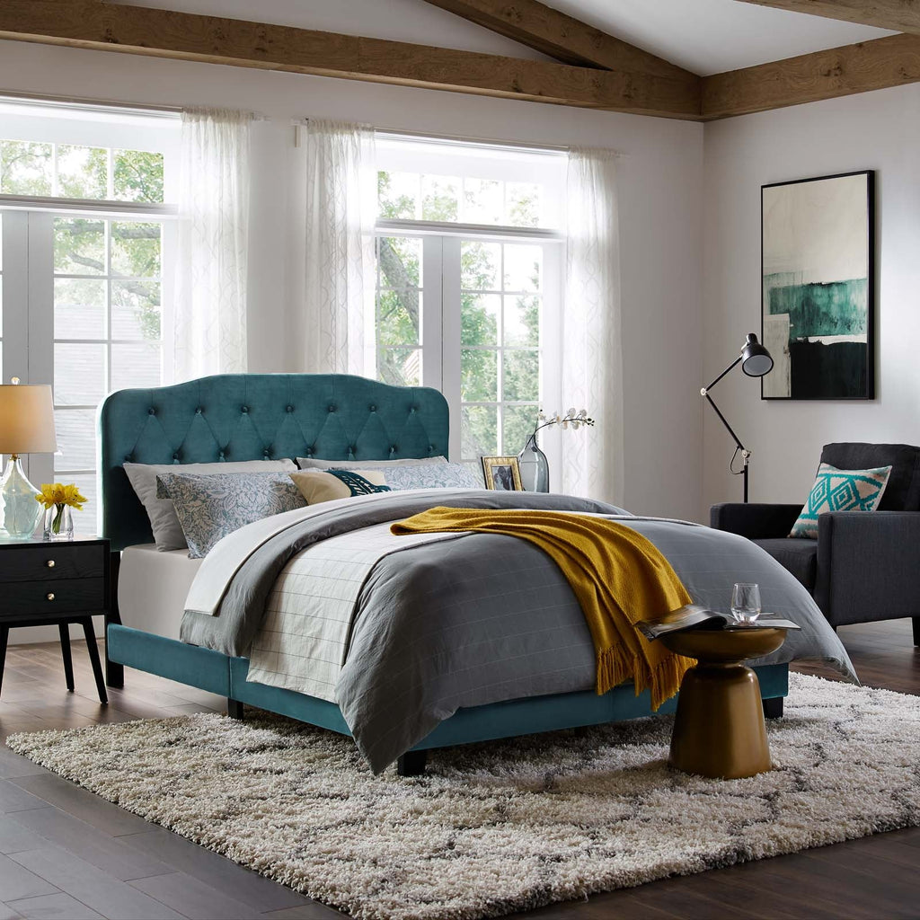 Amelia Performance Velvet Full Bed by Modway