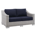 Conway Sunbrella¨ Outdoor Patio Wicker Rattan Loveseat by Modway