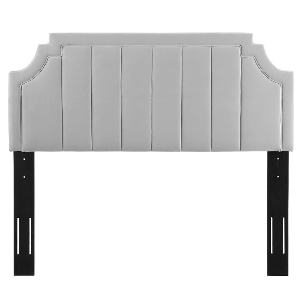 Alyona Channel Tufted Performance Velvet Full/Queen Headboard by Modway