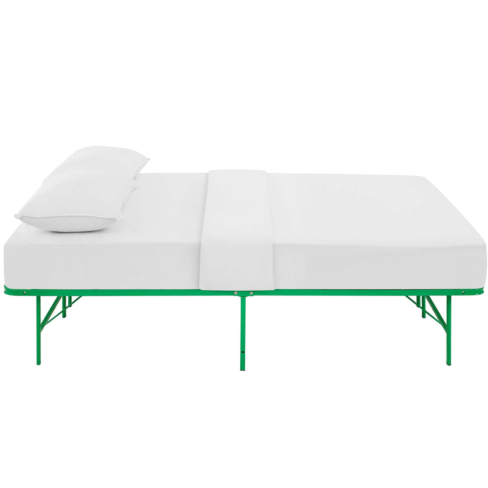 Horizon Stainless Steel Queen Bed Frame by Modway