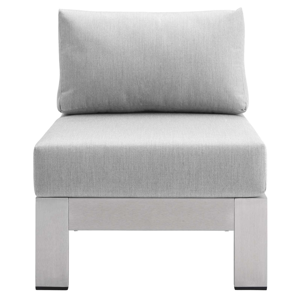 Shore Sunbrella¨ Fabric Aluminum Outdoor Patio Armless Chair by Modway