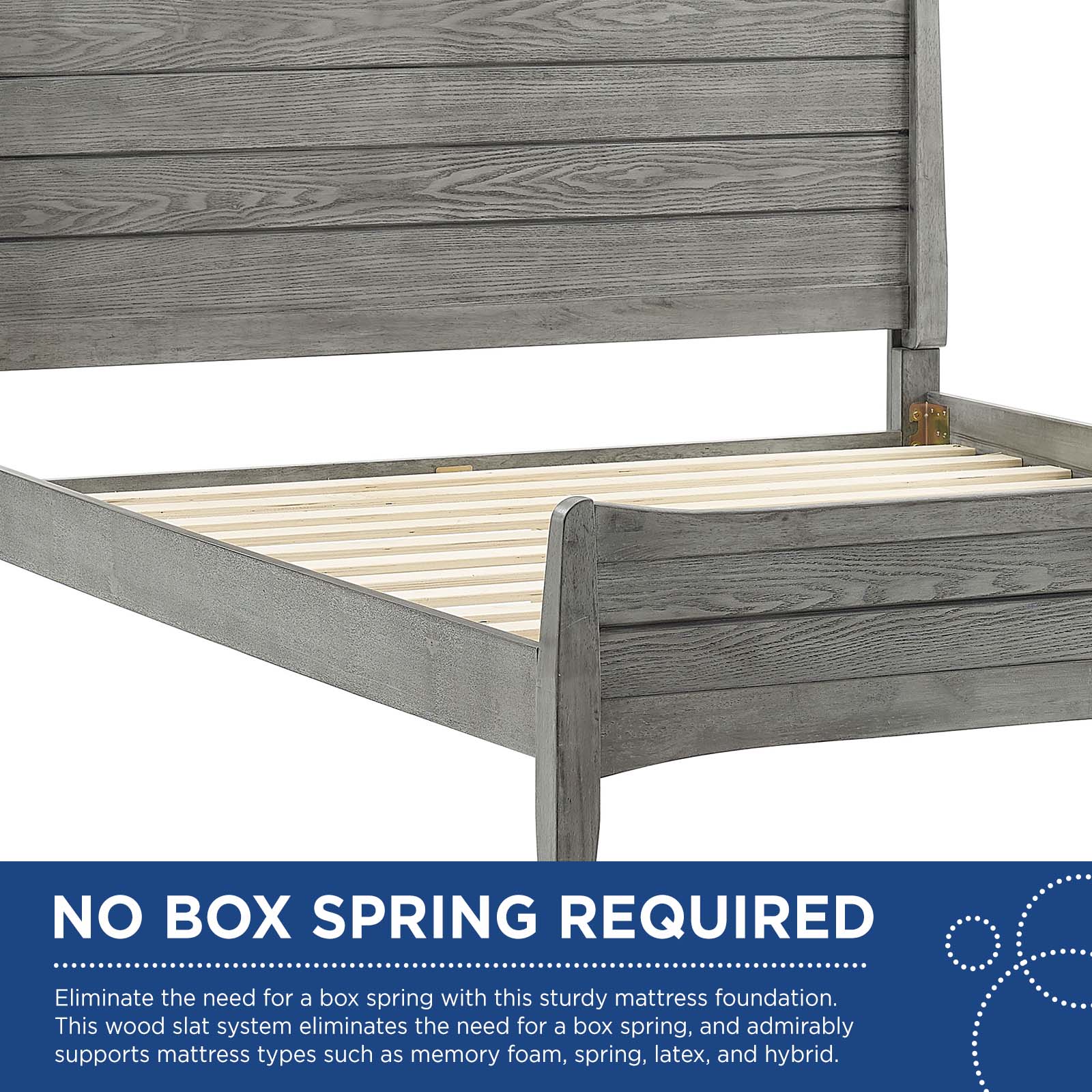 Georgia Wood Queen Platform Bed by Modway