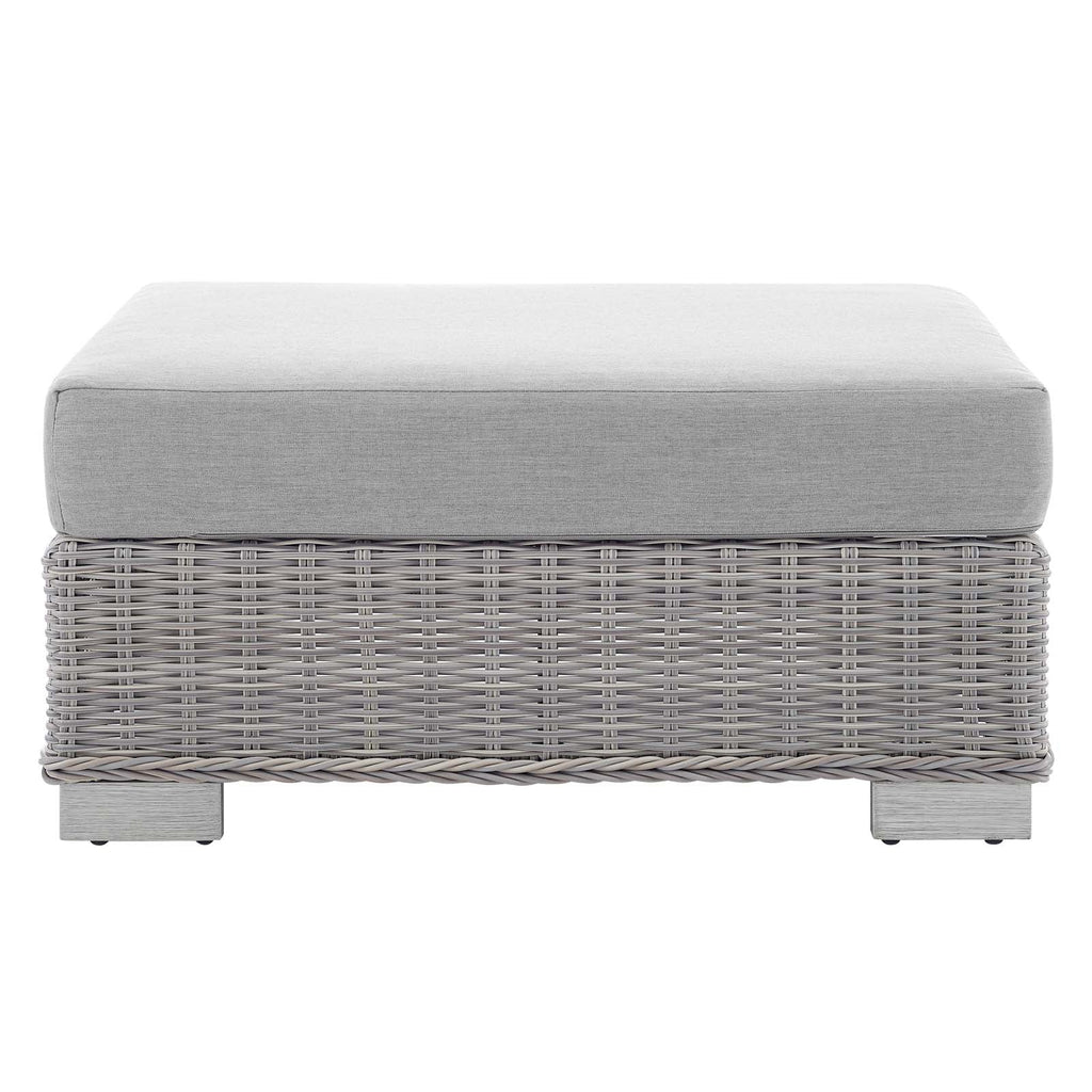 Conway Sunbrella¨ Outdoor Patio Wicker Rattan Ottoman by Modway