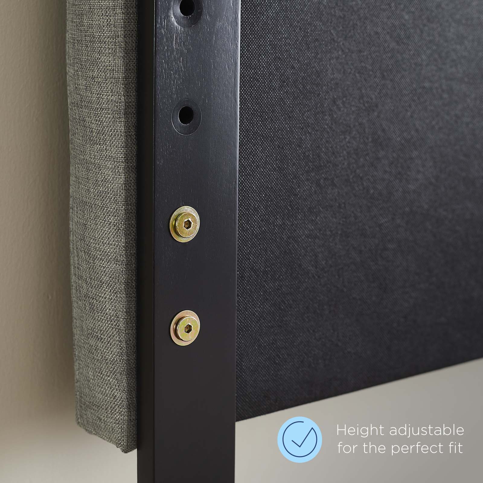 Alyson Angular Channel Tufted Performance Velvet Twin Headboard by Modway
