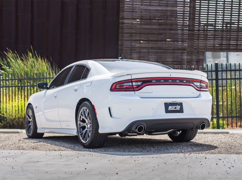 Borla 15-16 Dodge Charger SRT 392 6.4L No Tip Single Split Rear Exit ATAK w/ Valves Exhaust 140672