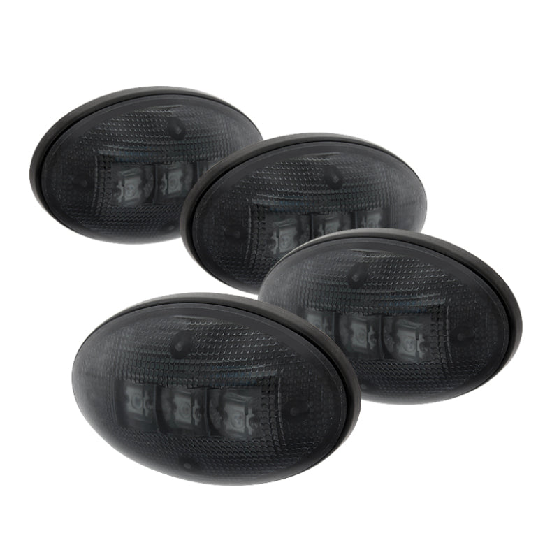 SPYDER Xtune Ford Superduty F250-F550 99-10 Dually Fender LED Side Fender Lights Smoke ACC-LED-FDSD99-SL-SM 9924668