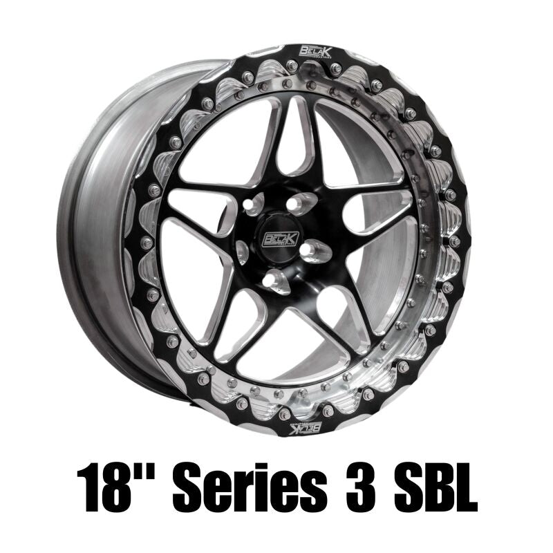 Belak Wheels Belak 18x12 / 8.75in BS / 5x4.75 BP / High Pad / Series 3 Wheel - Non-Beadlock 18125475S38BS-NBL