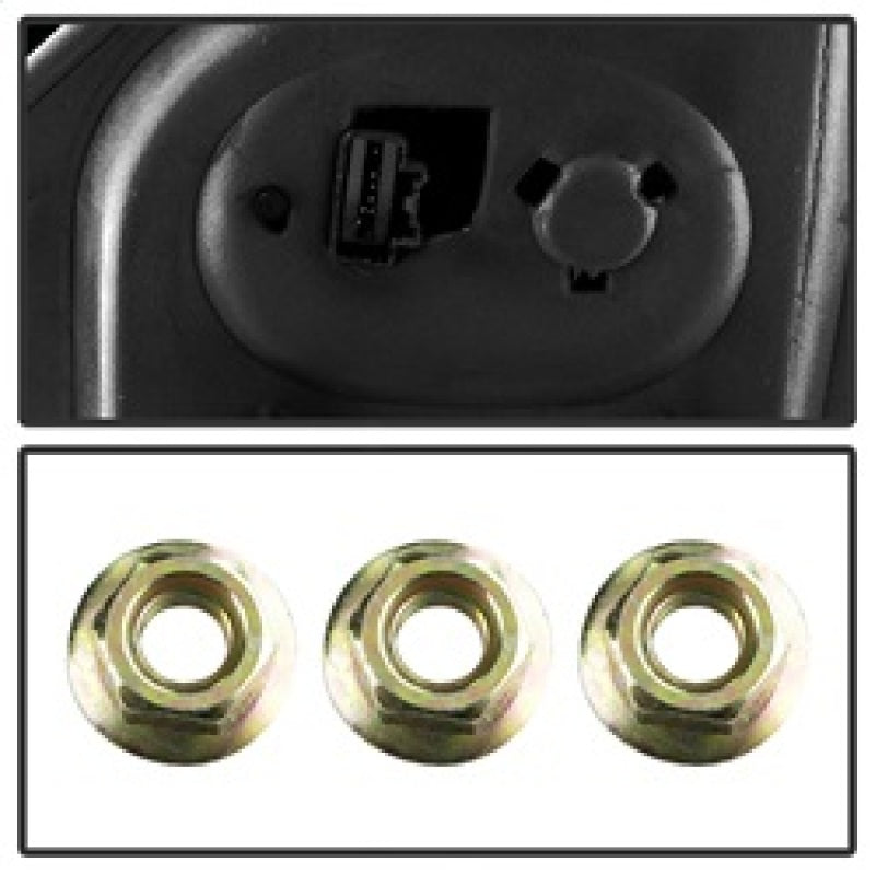 SPYDER Xtune Ford F150 07-14 Power Heated Amber LED Signal OE Mirror Left MIR-03349EH-P-L 9935336