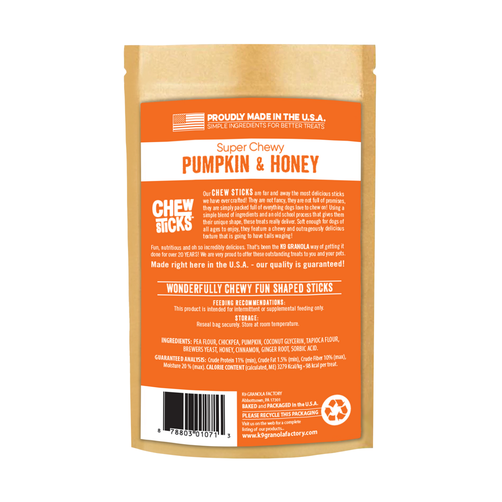 🎃🍯 Pumpkin & Honey Chews