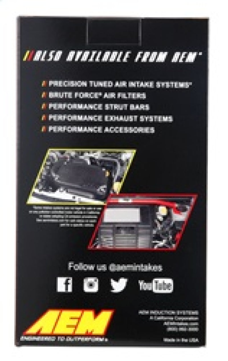 AEM Induction AEM 3 inch x 9 inch DryFlow Air Filter 21-2039DK