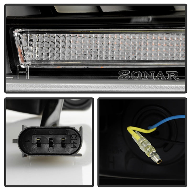 SPYDER 11-13 Dodge Durango (HID Model Only) Projector Headlights - Black PRO-YD-DDU11HIDSI-BK 5088680