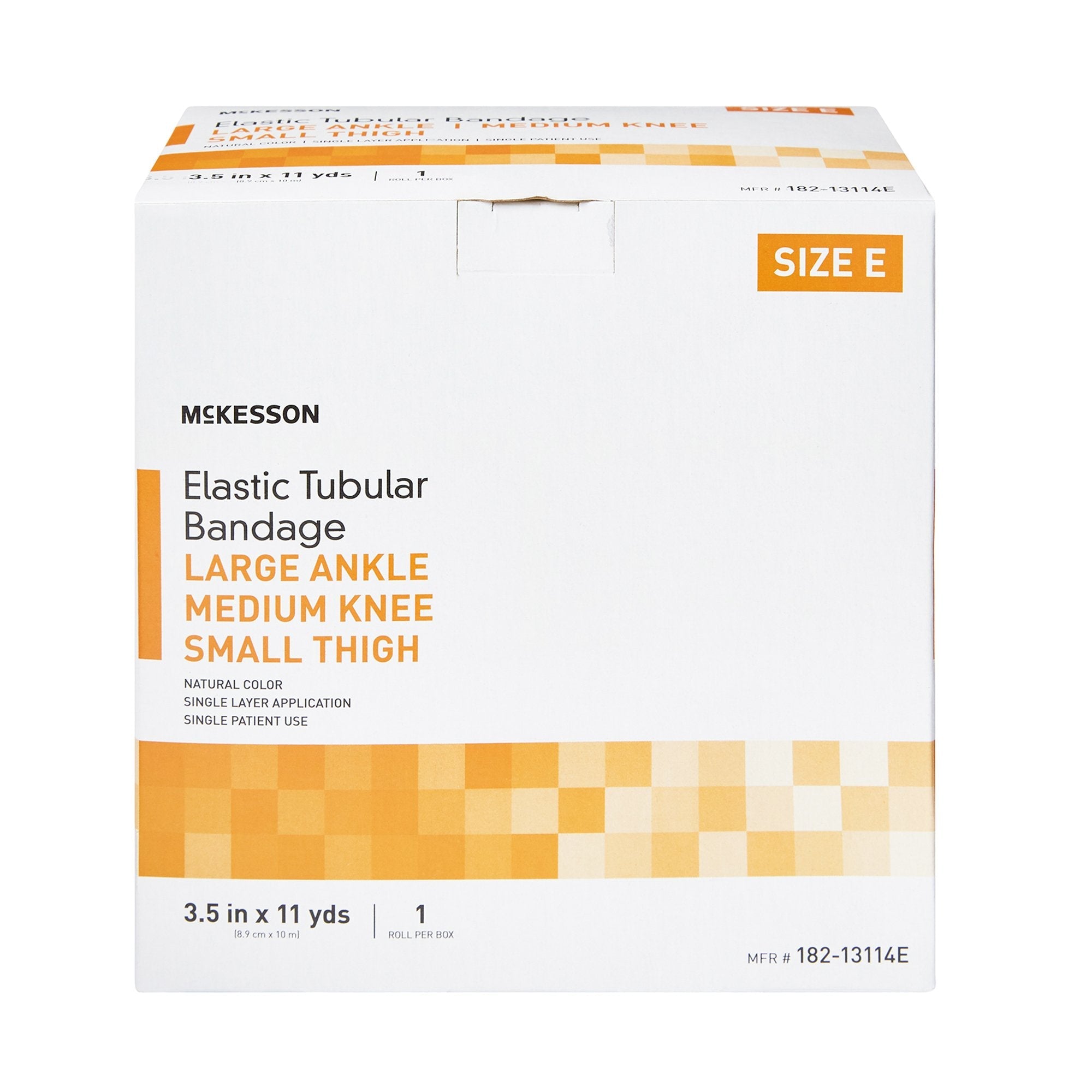 McKesson Elastic Tubular Support Bandage, 3-1/2 Inch x 11 Yard 182-13114E