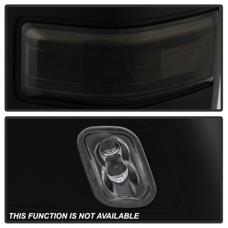 SPYDER xTune 99-07 Ford Super Duty Heated LED Signal Power Mirrors - Smk (Pair) (MIR-FDSD99S-G4-PW-SM-SET) 9943102