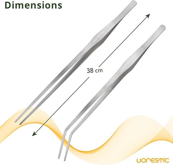 6Pcs Aquascape Tools, Terrarium Tools, Aquarium Kit with Stainless Steel Aquarium Tweezers Extra Long, Aquarium Scissors, Algae Scraper, and Spatula - Aquascaping Tools Set for Maintenance - PhishStones Products
