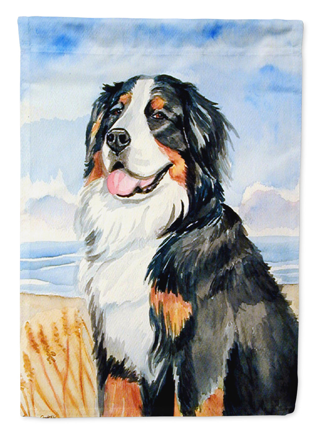 Momma's Love Bernese Mountain Dog Garden Flag Mailbox Decorative Yard Banner Outside Patio Artwork for Flower Beds, Garden Size, Multicolor