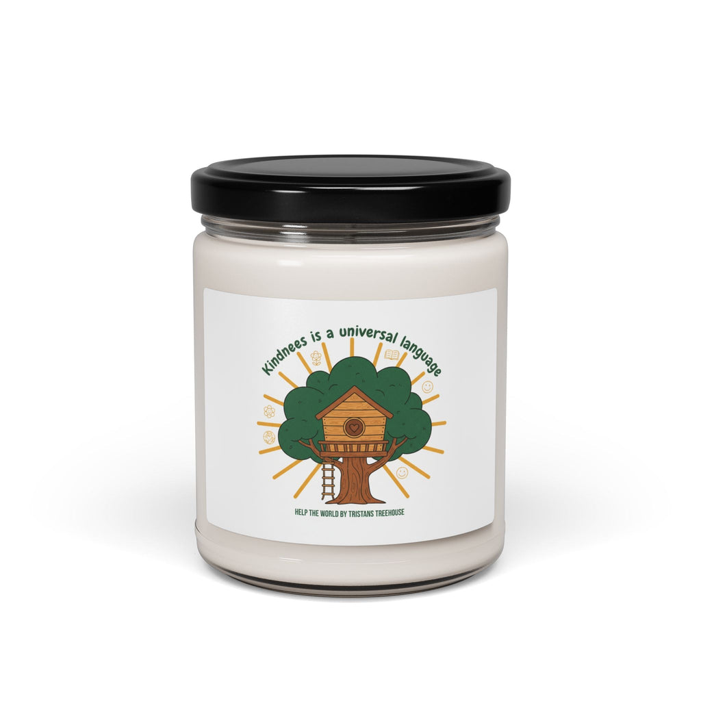 Kindness is a Universal Language Soy Candle, Eco Humor, Sustainable Living