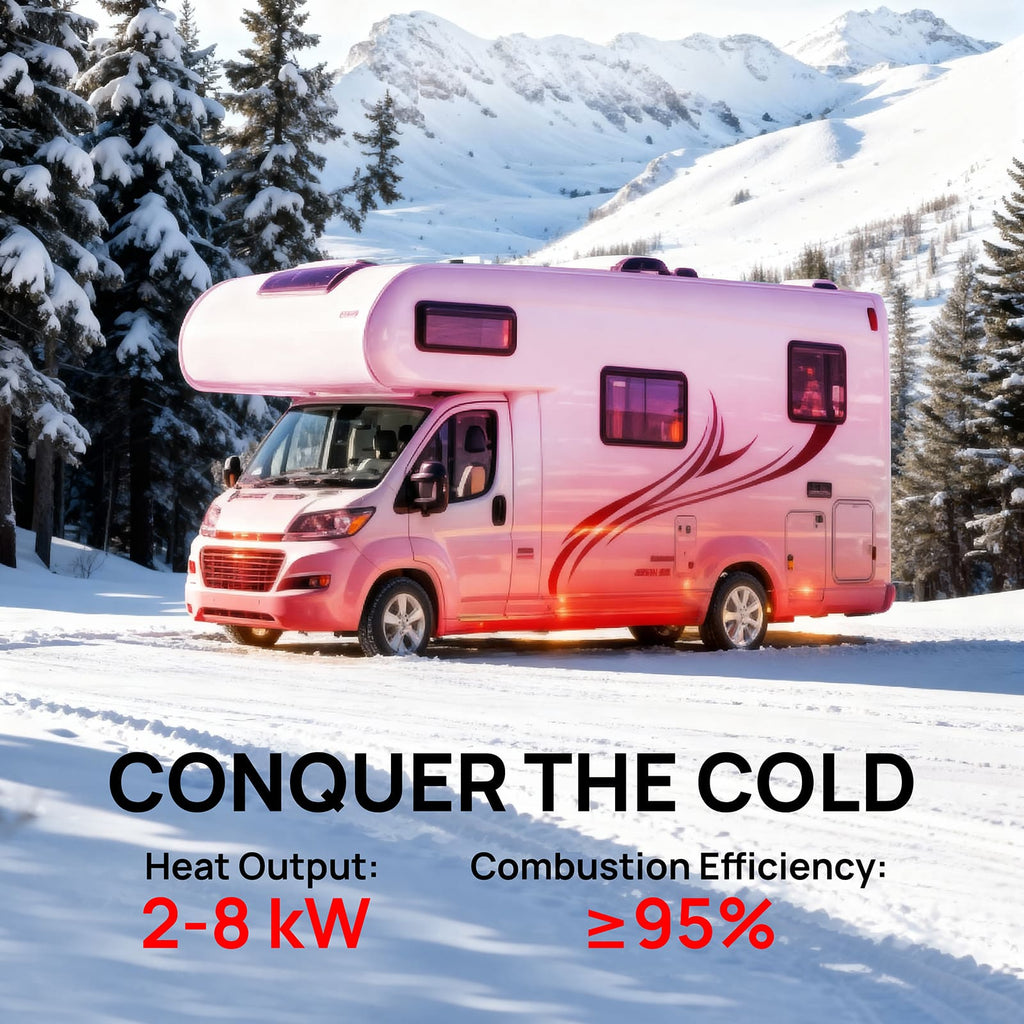 Arcade H8BP Diesel Heater, 8kW Triple Power, All-in-One Compact