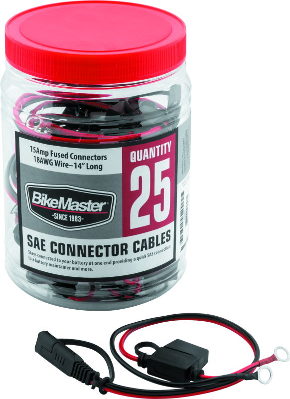 Bike Master BikeMaster Sae Wire w/Fuse - 25Piece Tub 152492