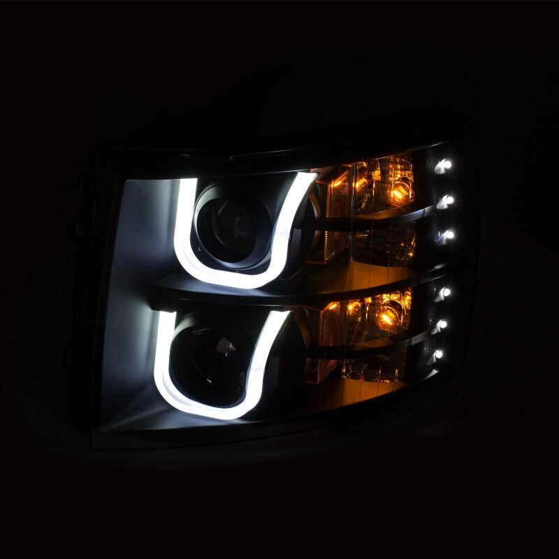 Anzo Chevy Silverado 1500 07-13 / 2500HD/3500HD Headlights W/ U-Bar Switch