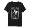 Skeleton Soccer Player Tarot Card T-Shirt - Custom Art Print for Adults
