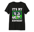 Its My 14Th Birthday Soccer Theme 14 T-Shirt - Novelty Apparel Men Women