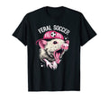 Opossum Feral Soccer Mom Funny Possum T-Shirt - Custom Art Print Unisex