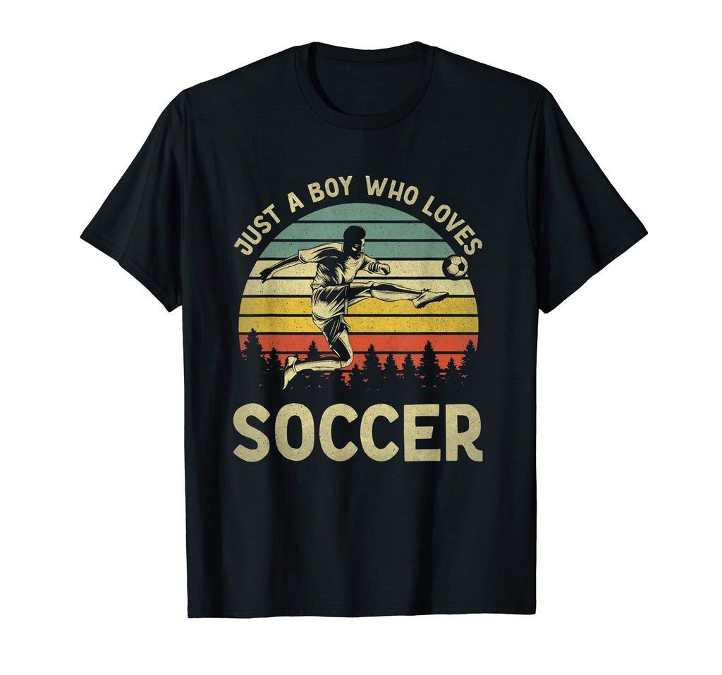 Just Who Loves Soccer Funny Soccer T-Shirt - Custom Art Print Men Women
