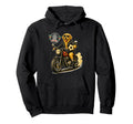 Golden Retriever Ride Motorbike Love Hoodie - Trendy Graphic Unisex