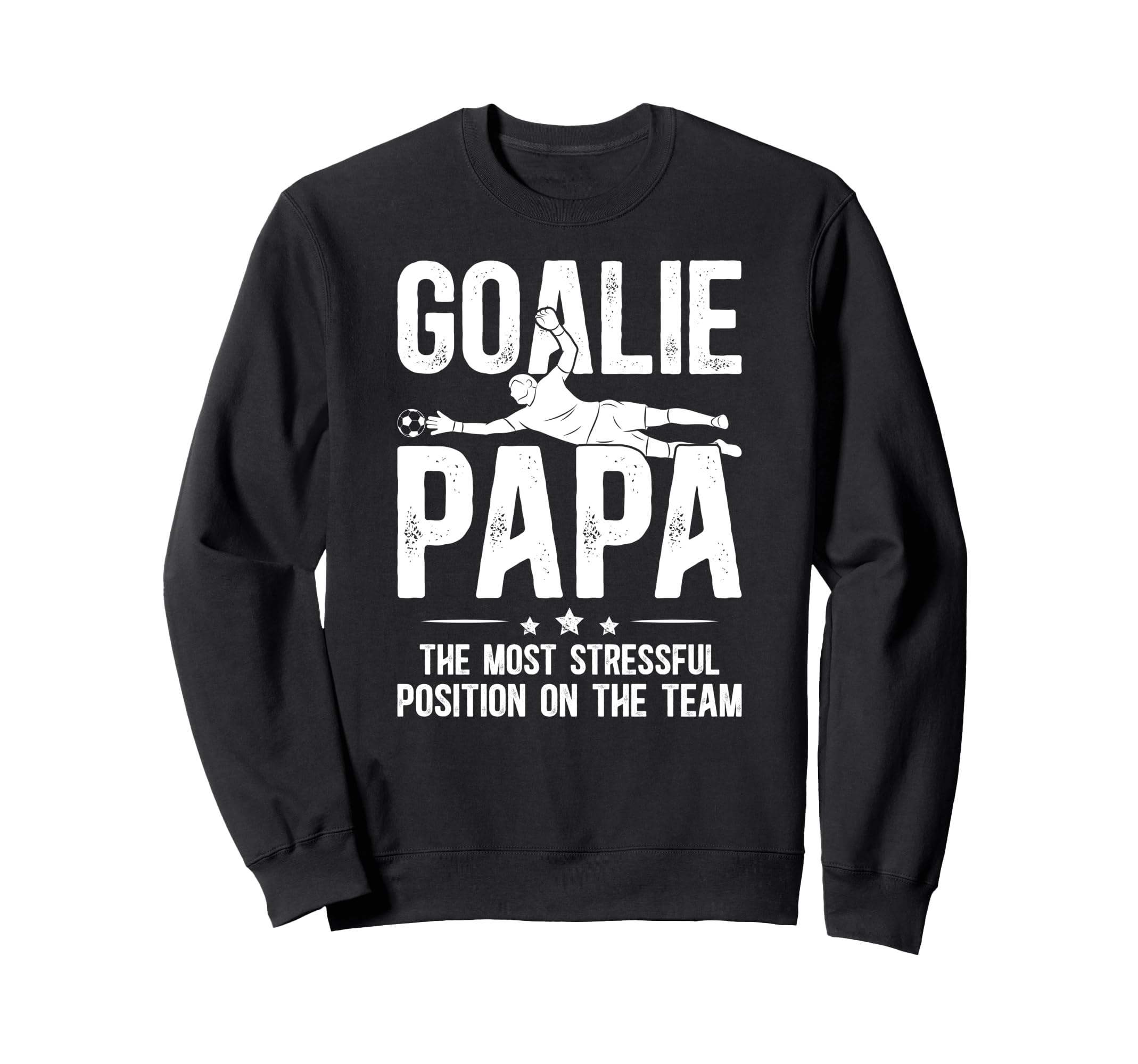 Soccer Goalie Papa Definition Soccer Sweatshirt - Streetwear Style Unisex