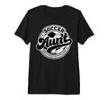 Soccer Aunt Family Matching Game Day Tri T-Shirt - Trendy Graphic Unisex