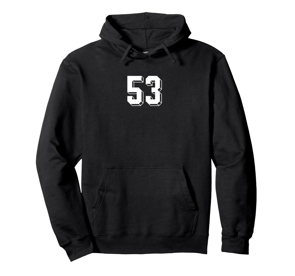 Number 53 80S 90S Soccer Team Jersey Hoodie - Trendy Graphic Men Women