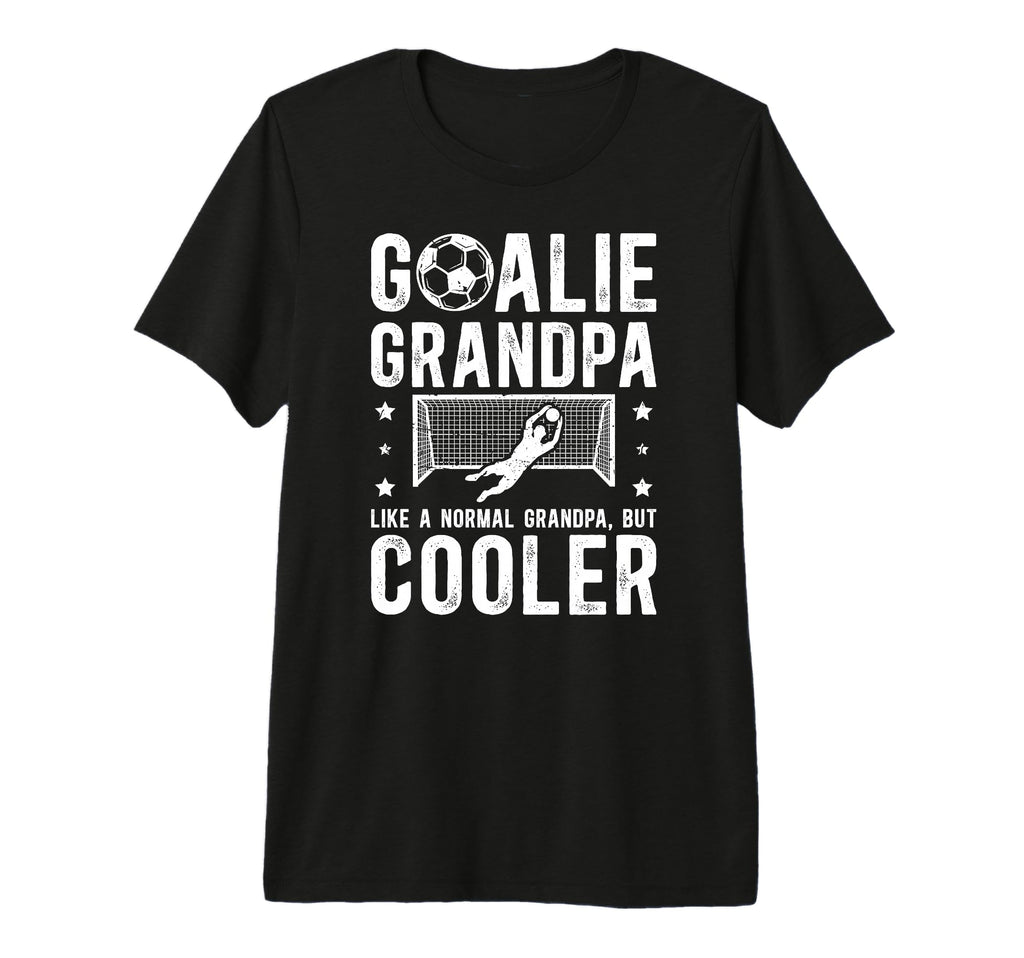 Mens Soccer Goalie Grandpa Soccer T-Shirt - Casual Everyday Wear Unisex