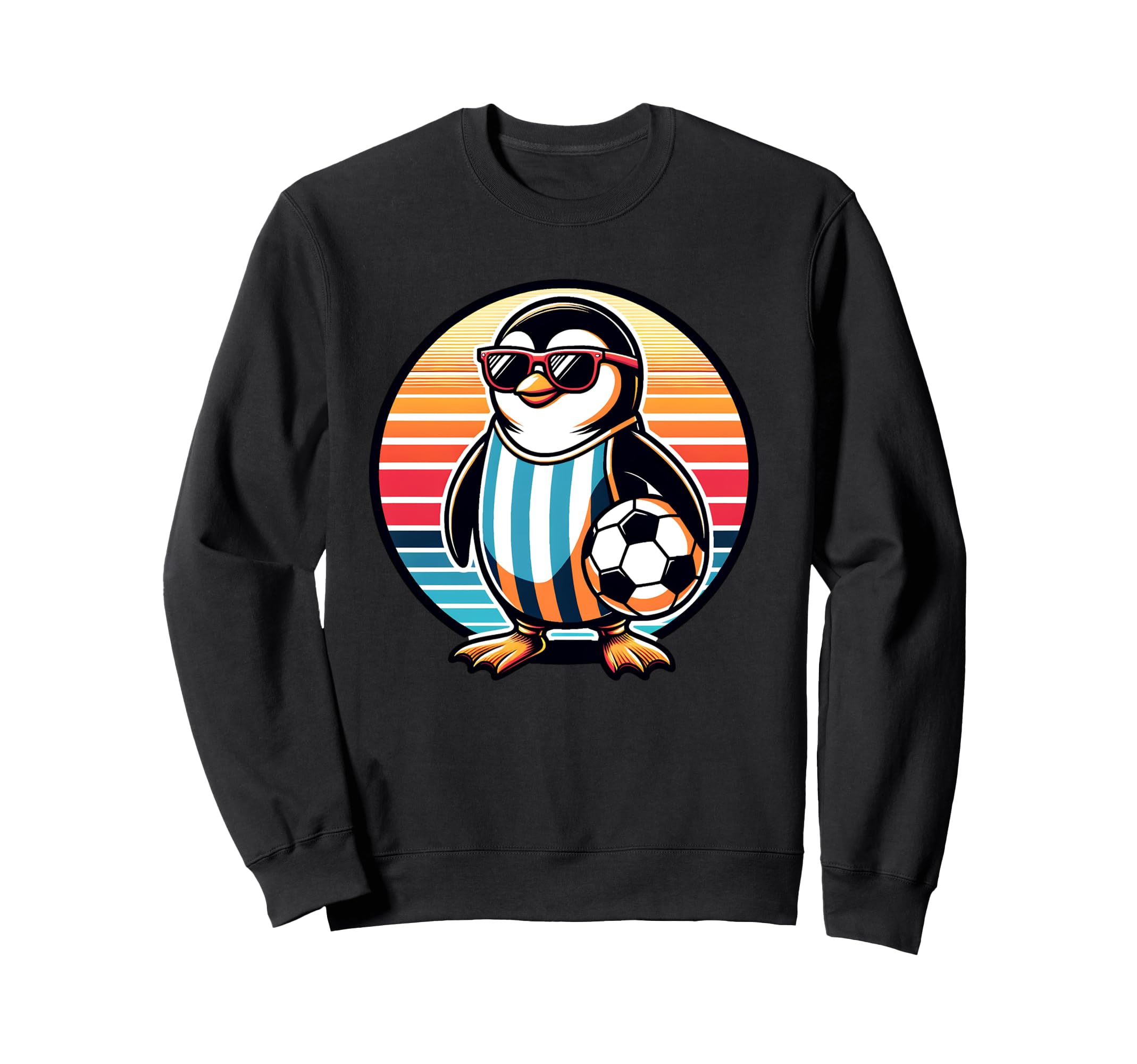 Funny Bird Soccer Champion Sweatshirt - Fun Novelty Design Men Women