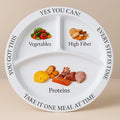 Bariatric Portion Control Plates for Weight Loss - Perfect for Bariatric Surgery Patients, Portion Control Containers for Easy Weight Management and Healthy Eating Habits - 2 Pack