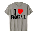I Heart Love Foosball Table Football T-Shirt - Novelty Apparel Unisex