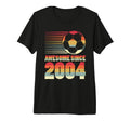 Awesome Since 2004 Soccer 22Nd Birthday T-Shirt - Unique Graphic Men Women