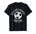 Gilliam County Soccer Distressed 90S T-Shirt - Streetwear Style for Adults