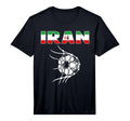 Iran Soccer Ball Net Goal Support T-Shirt - Streetwear Style Men Women