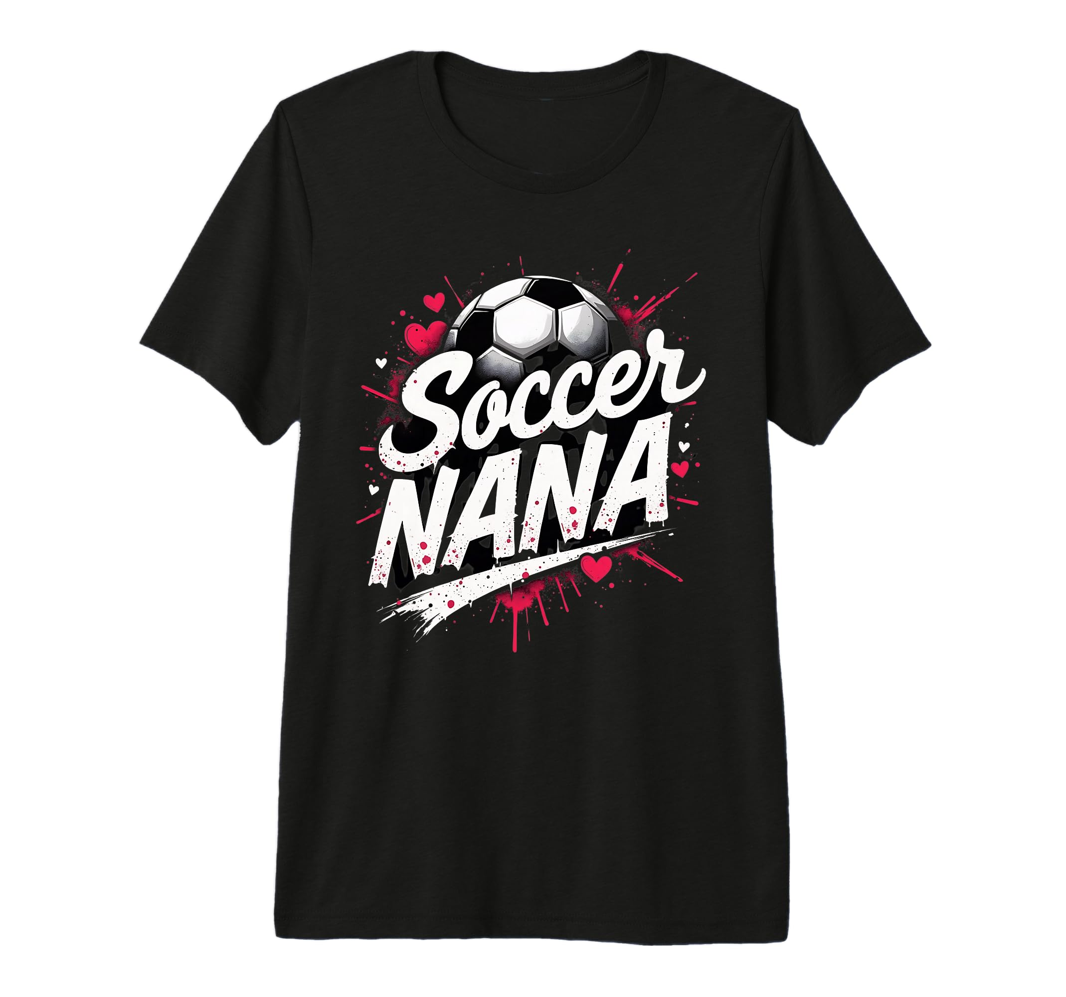 Proud Soccer Nana Funny Grandma Lover T-Shirt - Minimalist Print Men Women