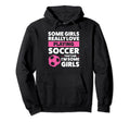 Some Really Love Playing Soccer Soccer Hoodie - Minimalist Print for Adults