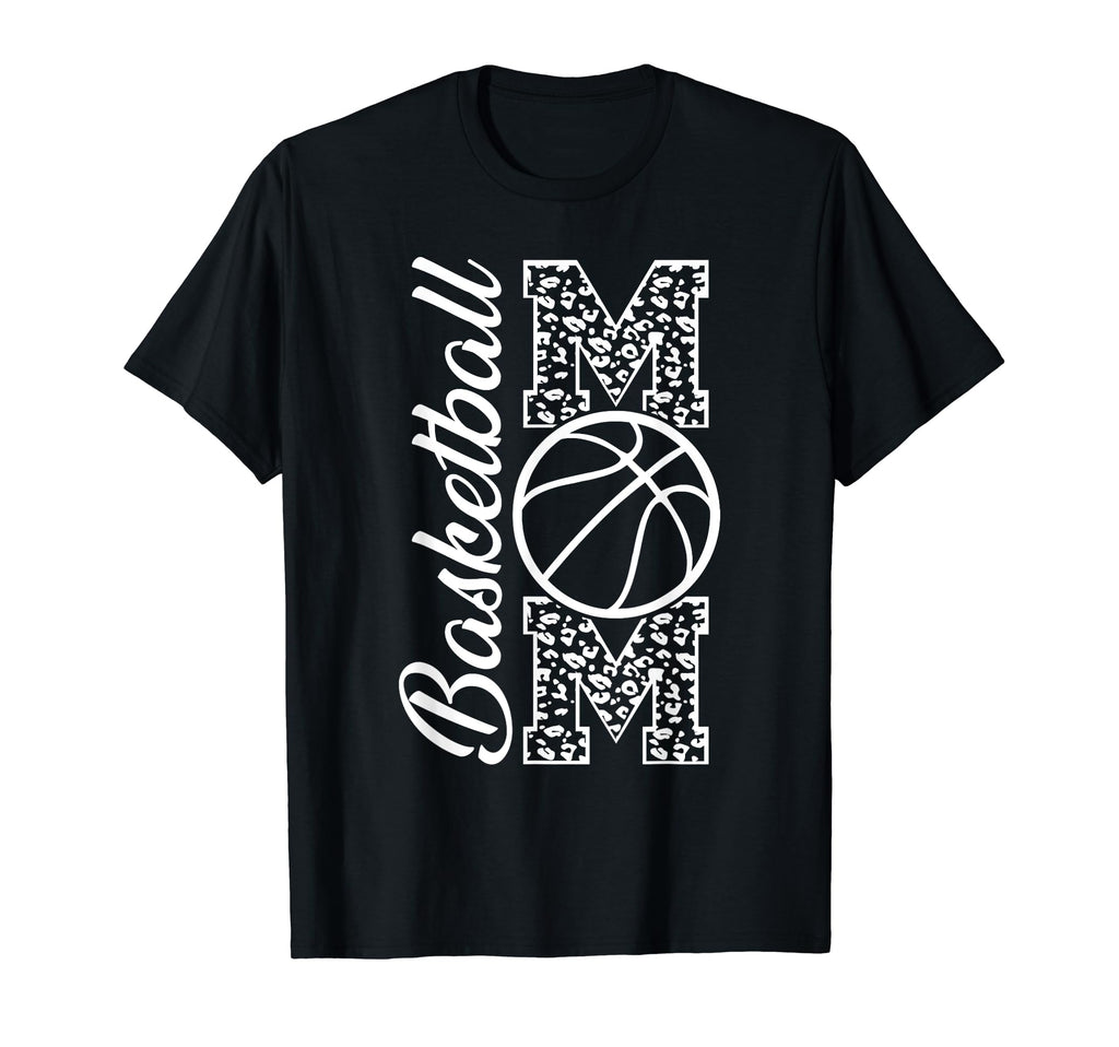 Basketball Mom Leopard Cheetah Proud T-Shirt - Custom Art Print for Adults