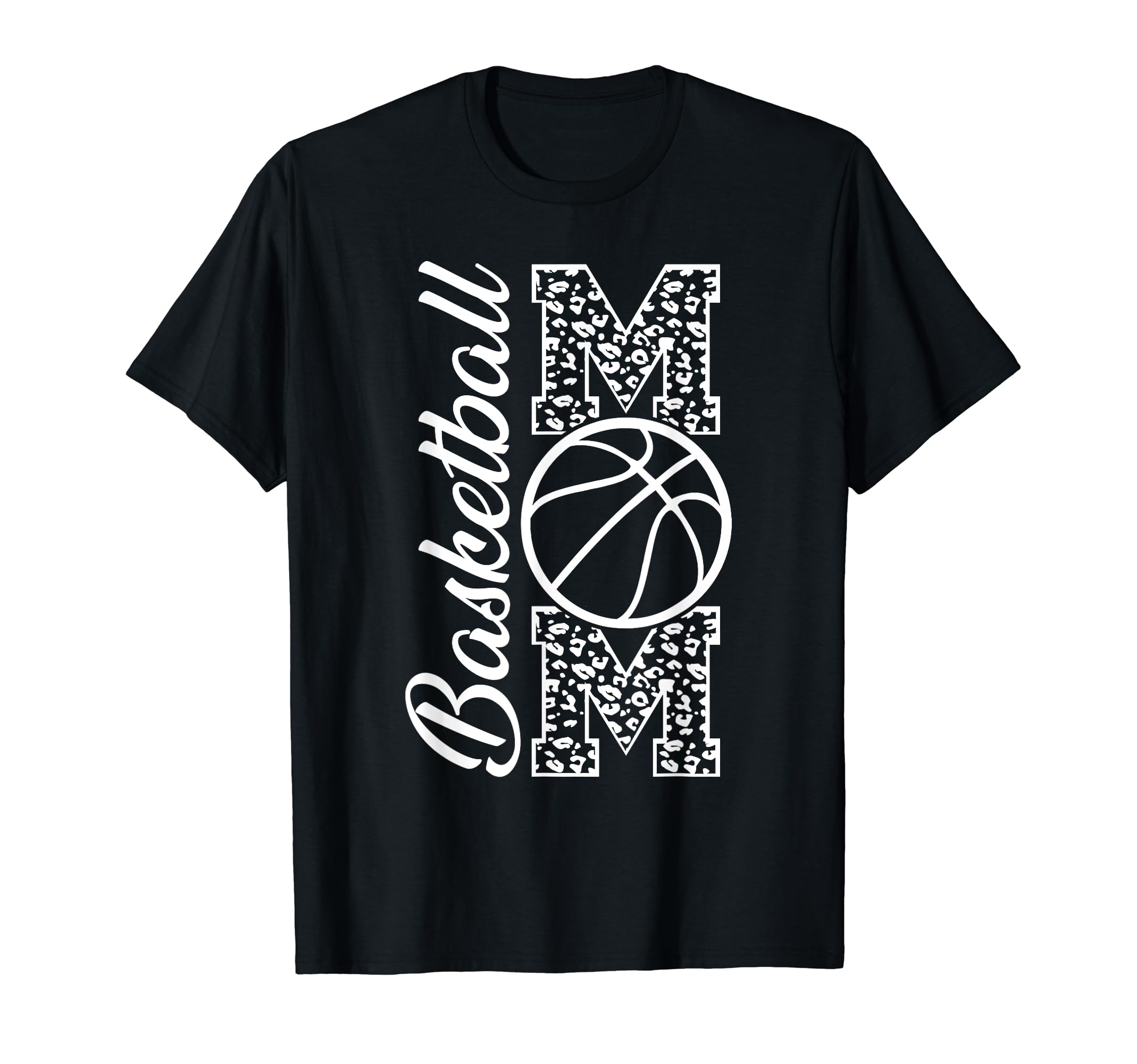 Basketball Mom Leopard Cheetah Proud T-Shirt - Aesthetic Graphic Men Women