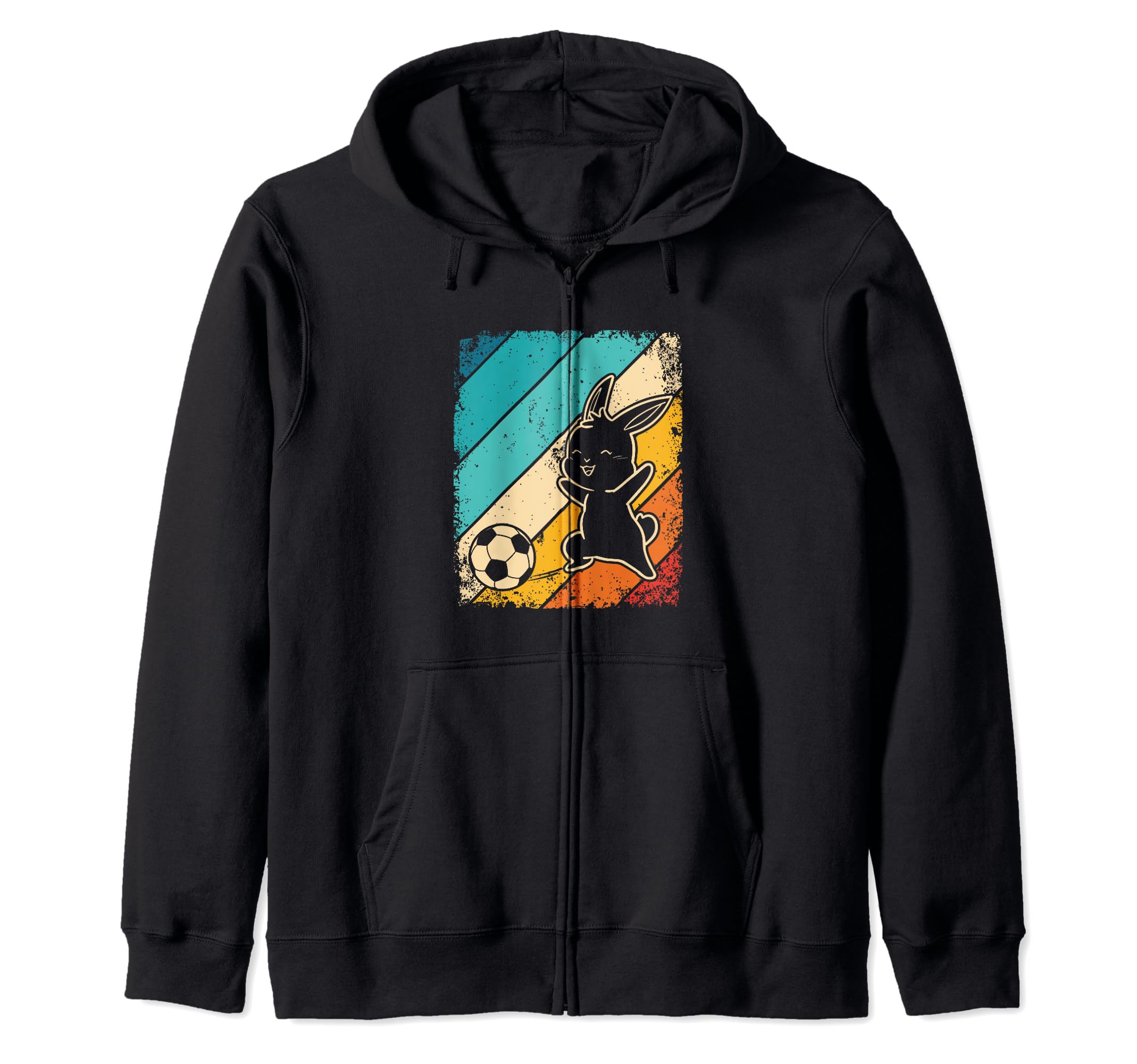 Easter Bunny Soccer Gift Sweatshirt - Fun Novelty Design Unisex