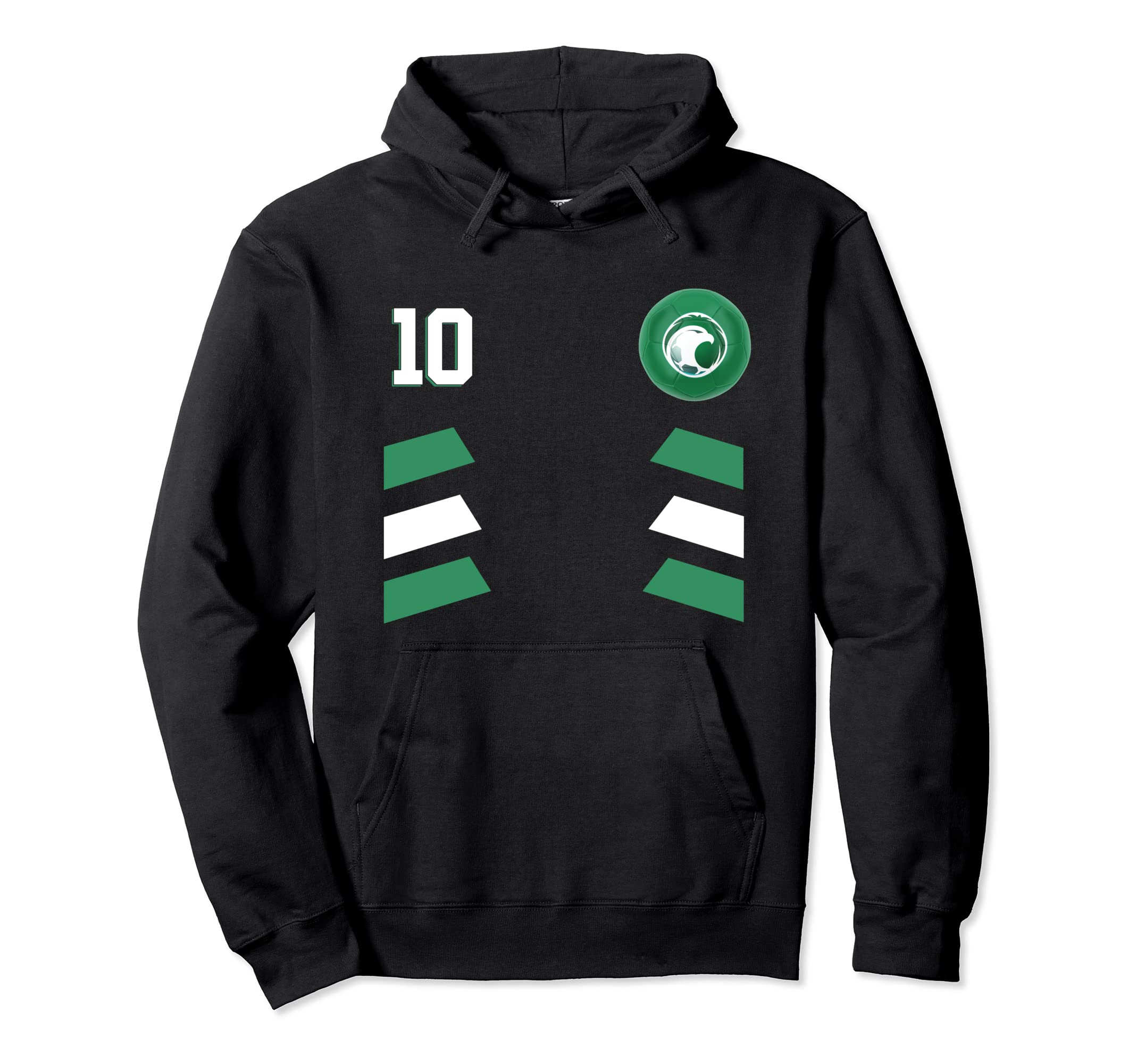 Retro10 Saudi Arabia Football Saudi Hoodie - Aesthetic Graphic for Adults