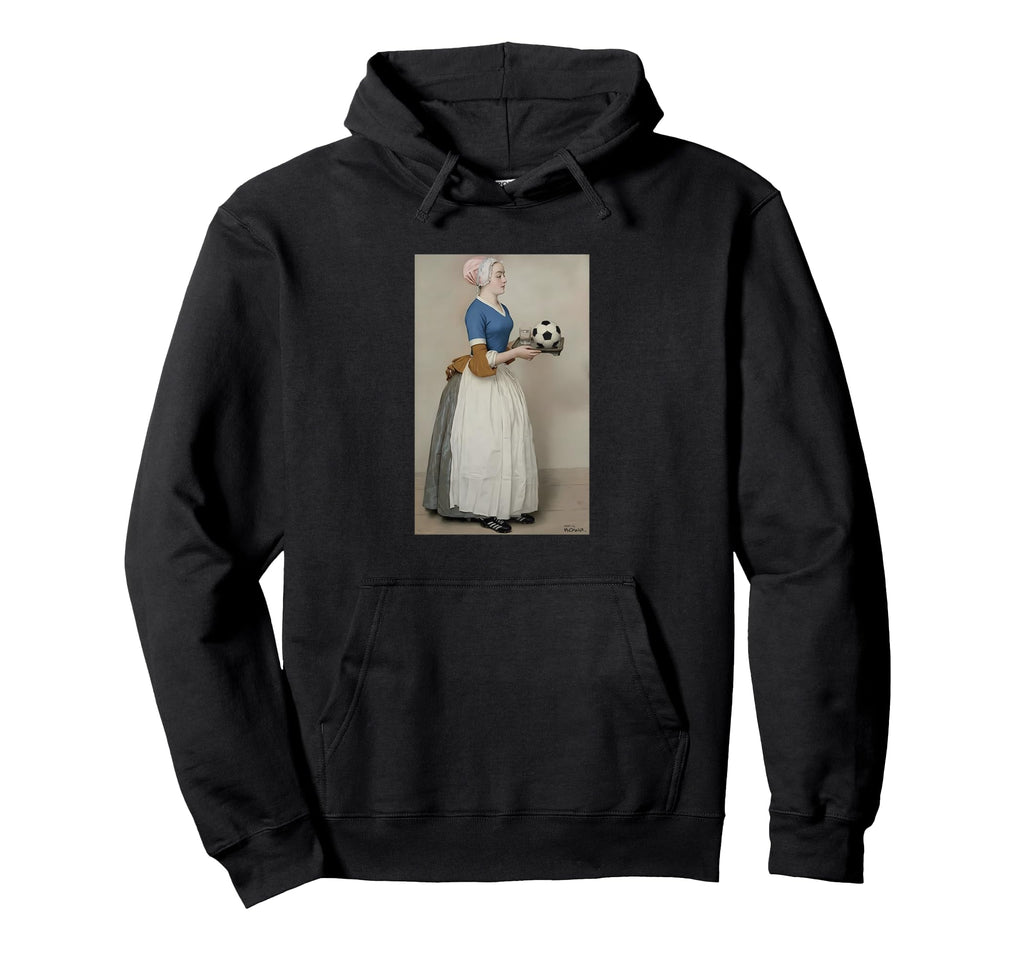 Serving Football Blue Soccer Outfit And Hoodie - Graphic Print for Adults