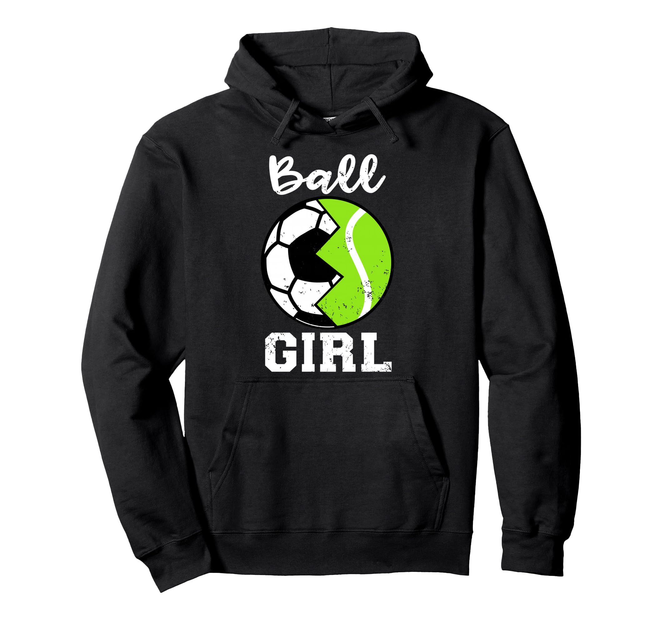 Ball Funny Soccer Tennis Player Hoodie - Fun Novelty Design Men Women