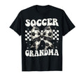 Soccer Grandma Funny Coquette Bow Soccer T-Shirt - Streetwear Style Unisex
