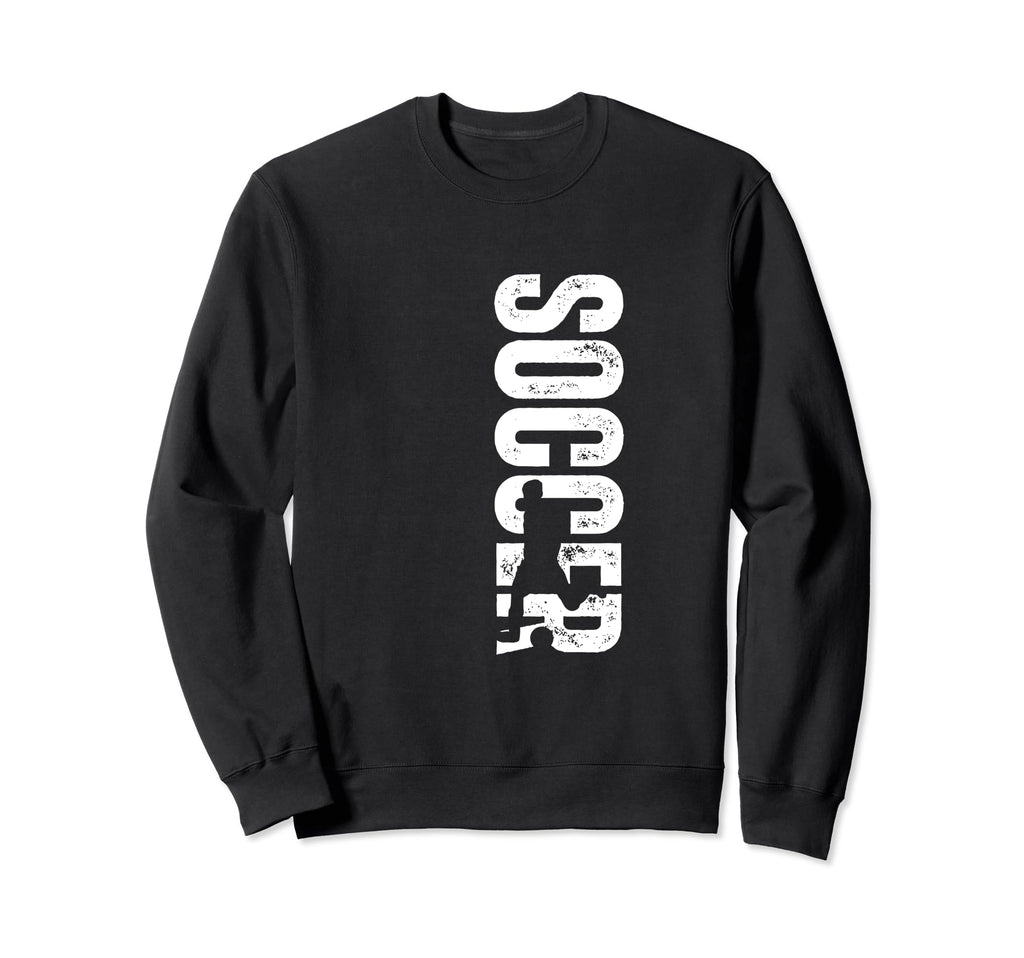 Soccer Coach Distressed Soccer Sweatshirt - Minimalist Print Men Women