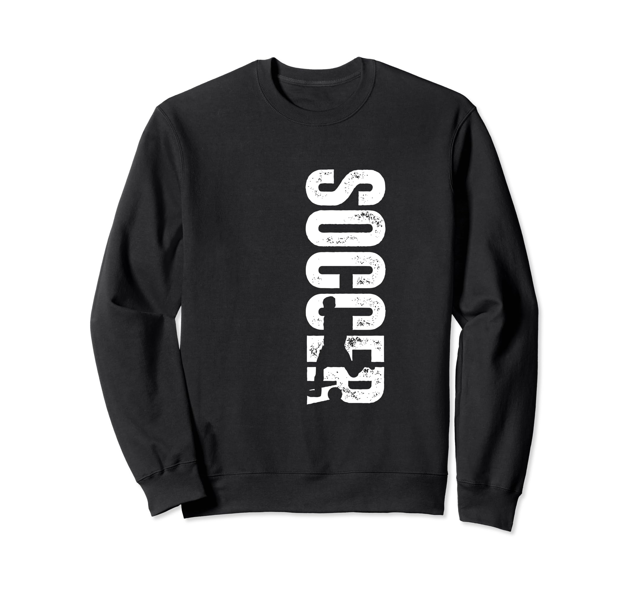 Soccer Coach Distressed Soccer Sweatshirt - Minimalist Print Men Women
