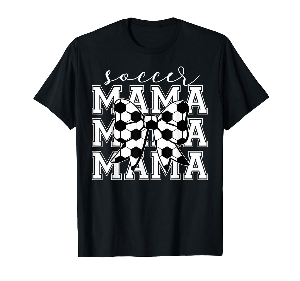 Soccer Mama Groovy Soccer Softball Mom T-Shirt - Novelty Apparel for Adults